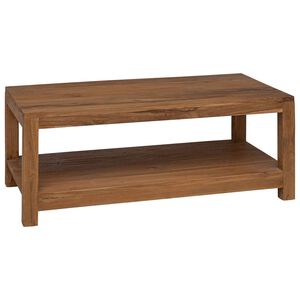 vidaXL Kava Stol Prirodna 100 x 50 x 40 cm Čvrsto teak drvo