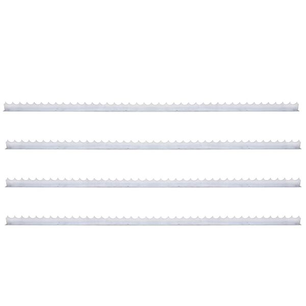 vidaXL Zidni &scaron;iljci 4 kom 1 m od pocinčanog čelika