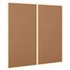 vidaXL Bilten ploča 100 x 100 x 1,4 cm Masivna borovina Smeđa Sklopivo