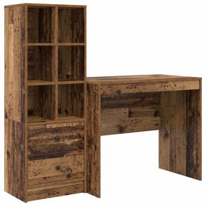 vidaXL Stol Staro drvo 135,5 x 50 x 127 cm 2 kom.