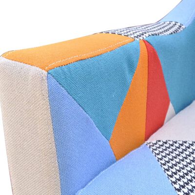 vidaXL TV Fotelja s patchwork dizajnom od tkanine