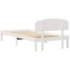 vidaXL Krevetna konstrukcija Bijelo 75 x 190 cm Čvrsto borovo drvo
