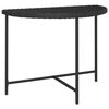 vidaXL Vrtni stol crni 100 x 50 x 75 cm od poliratana