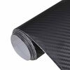 vidaXL Folija za automobil 3D crna 100 x 150 cm