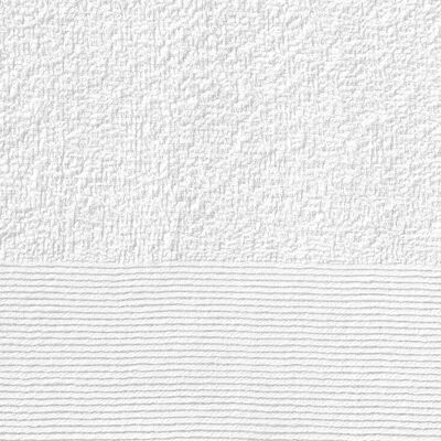 vidaXL Kupaonski ručnici 10 kom pamučni 350 gsm 100 x 150 cm bijeli