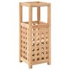 vidaXL Stalak za ki&scaron;obrane od masivne orahovine 18 x 18 x 50 cm
