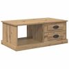 vidaXL Kava Stol Umjetnički hrast 90 x 50 x 35 cm Konstruirano drvo