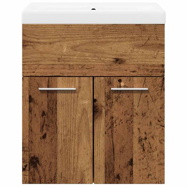 vidaXL 2-dijelni set kupaonskog namje&scaron;taja od starog drveta