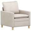 vidaXL Sofa Krem 76 x 81 x 87,5 cm Poliester