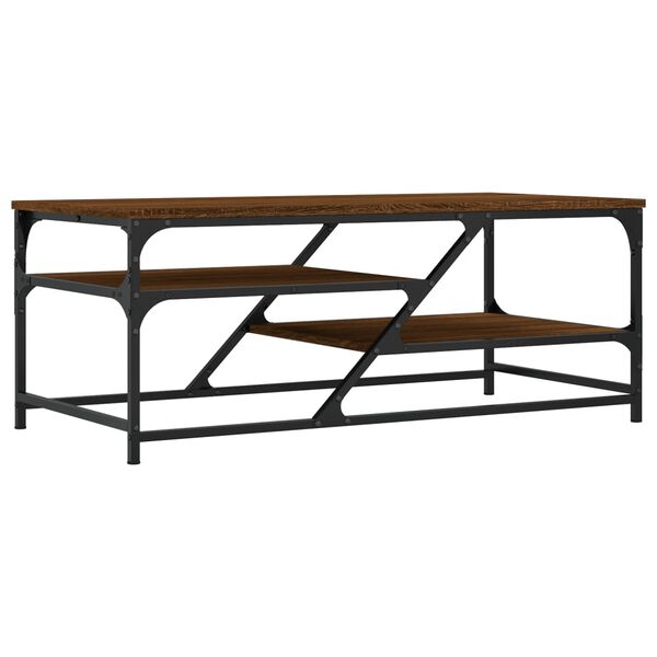 vidaXL Stolić za kavu smeđa boja hrasta 100x49x40 cm konstruirano drvo