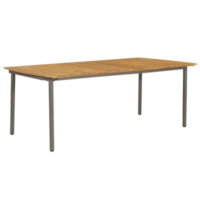 vidaXL Vrtni stol 200 x 100 x 72 cm masivno bagremovo drvo i čelik