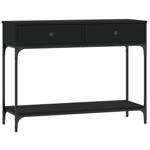 vidaXL Konzolni stol boja hrasta 75 x 34,5 x 75 cm konstruirano drvo