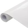 vidaXL Folija za automobil 4D bijela 100 x 150 cm