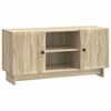 vidaXL TV ormar Sonoma hrast 102 x 34,5 x 50 cm Konstruirano drvo