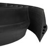 vidaXL Brtva za garažni pod Crna 75 x 12 mm 1 m EPDM guma