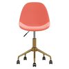 3086099 vidaXL Swivel Dining Chairs 4 pcs Pink Velvet(2x333500)