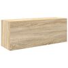 vidaXL Kupaonski zidni ormarić sonoma hrast 80x25x30 cm izrađeno drvo