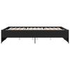 vidaXL Okvir za krevet crni 150x200 cm konstruirano drvo i metal