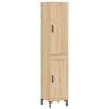 vidaXL Visoka komoda hrasta sonome 34,5x34x180cm od konstruiranog drva