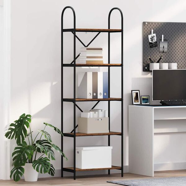 vidaXL Polica Staro drvo 60 x 30 x 183 cm Konstruirano drvo