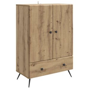 vidaXL Kreveta Hrast artisan 66 x 34,5 x 95 cm Konstruirano drvo