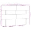 vidaXL Uzglavlje za krevet sivo 138 x 3 x 81 cm od masivne borovine