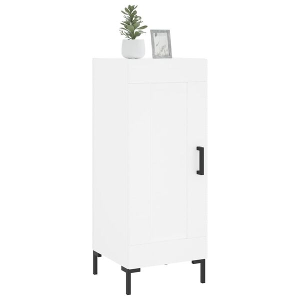 vidaXL Komoda bijela 34,5 x 34 x 90 cm od konstruiranog drva