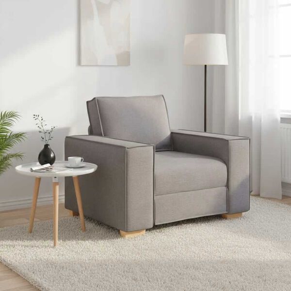vidaXL Sofa fotelja taupe 100x78x84 cm tkanina