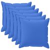 vidaXL Presvlaka za jastuk 6 kom. HOUTEN Kraljevsko plava 30 x 30 cm