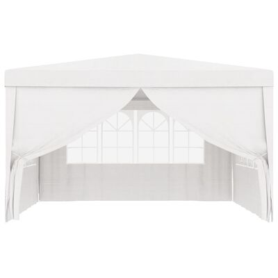 vidaXL Profesionalni šator za zabave 4 x 4 m bijeli 90 g/m²
