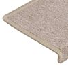 vidaXL Prostirke za stepenice 30 kom 65x21x4 cm taupe pravokutni rub