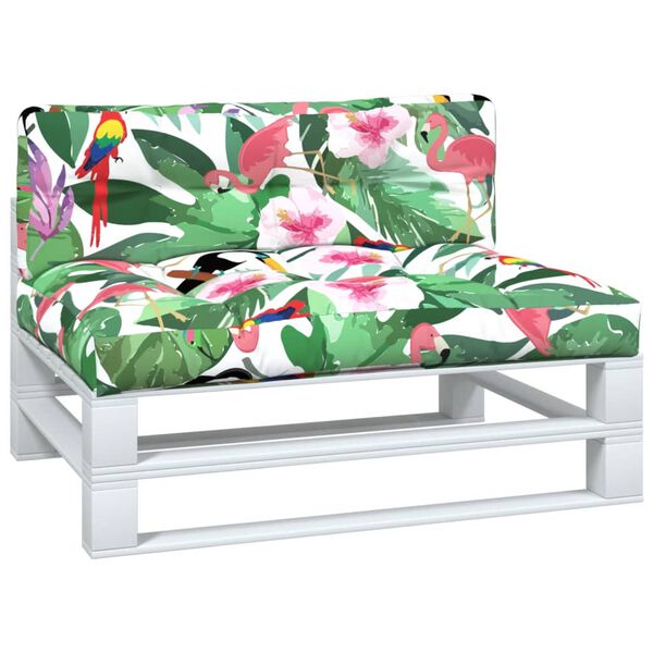 vidaXL Jastuci za palete 2 kom vi&scaron;ebojni od tkanine