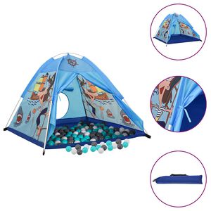 vidaXL Dječji &scaron;ator za igru s 250 loptica plavi 120 x 120 x 90 cm