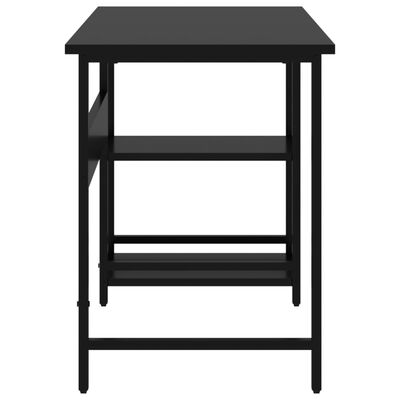 vidaXL Stol za računalo crni 105 x 55 x 72 cm od MDF-a i metala