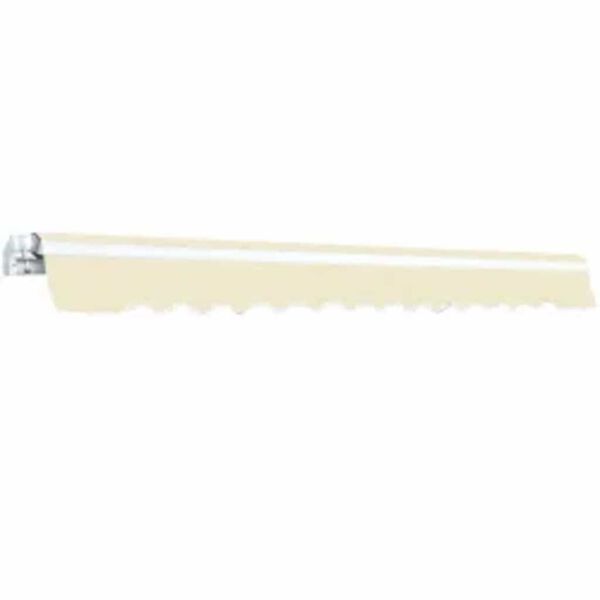 vidaXL Sklopiva tenda na ručno upravljanje 600 cm krem