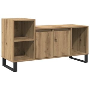 vidaXL TV ormarić Artisan hrast 100x35x55 cm izrađeno drvo