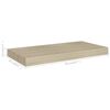 vidaXL Plutajuća zidna polica boja hrasta 50 x 23 x 3,8 cm MDF