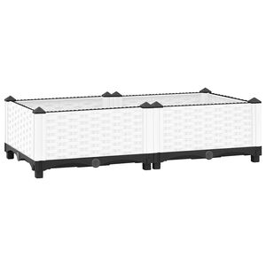 vidaXL Povi&scaron;ena gredica 80x40x23 cm od polipropilena
