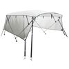 vidaXL Tenda bimini s 4 luka i mrežastim zidovima 243x(230-244)x137 cm