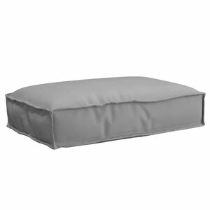 vidaXL Jastuk Oxford tkanina Siva 60 x 40 x 8 cm