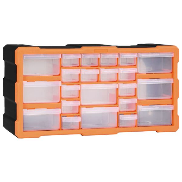 vidaXL Organizator s 22 ladice 49 x 16 x 25,5 cm