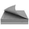 vidaXL Cerada s rupama Svjetlosiva 6 x 12 m 180 gsm PE