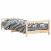 vidaXL Okvir za dječji krevet 80 x 200 cm od masivne borovine