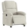 vidaXL Električni naslonjač krem bar&scaron;unasti