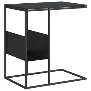 vidaXL Bočni stolić crna 55 x 36 x 59,5 cm od konstruiranog drva