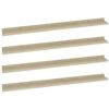 vidaXL Zidne police 4 kom boja hrasta sonome 100 x 9 x 3 cm