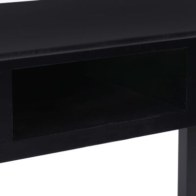 vidaXL Pisaći stol crni 110 x 45 x 76 cm drveni