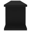 vidaXL Zidne police 2 kom crne 105 x 18 x 20 cm konstruirano drvo
