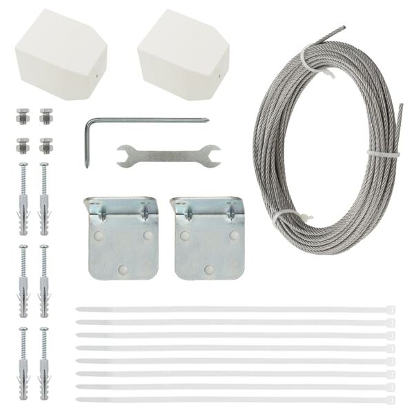 vidaXL Balkonski zastor crveni 140 x 240 cm od tkanine Oxford