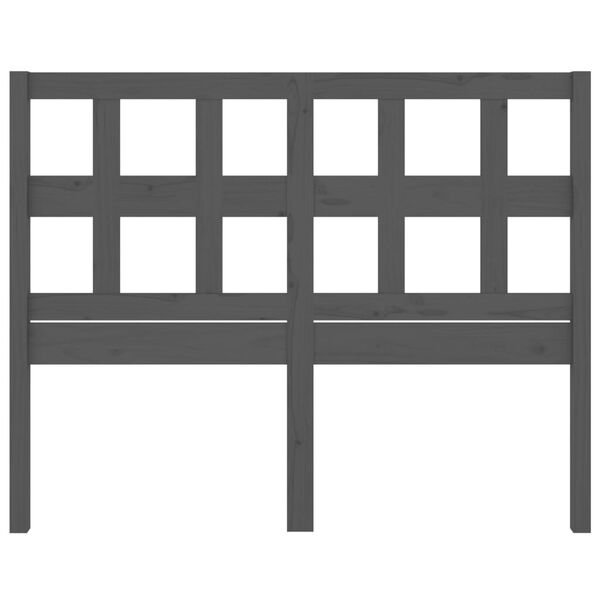 vidaXL Uzglavlje za krevet sivo 165,5 x 4 x 100 cm od masivne borovine